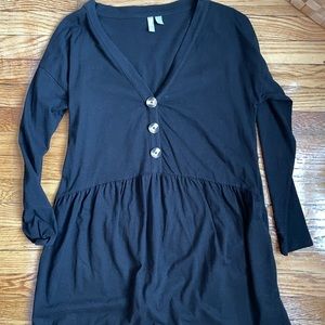 ASOS black babydoll dress